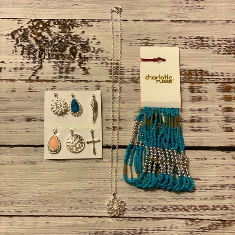 Pick your pendant necklace and bracelet set